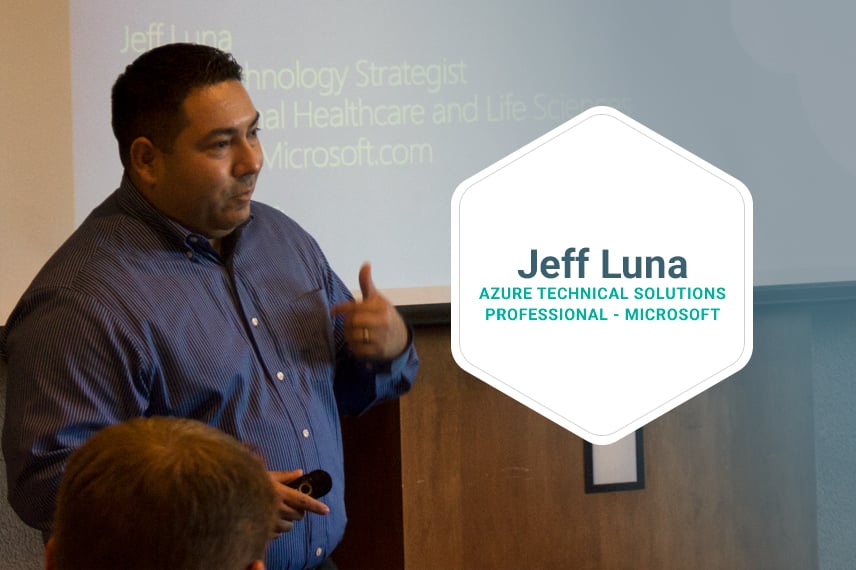 eff Luna, Azure Technical Solutions Professional at Microsoft
